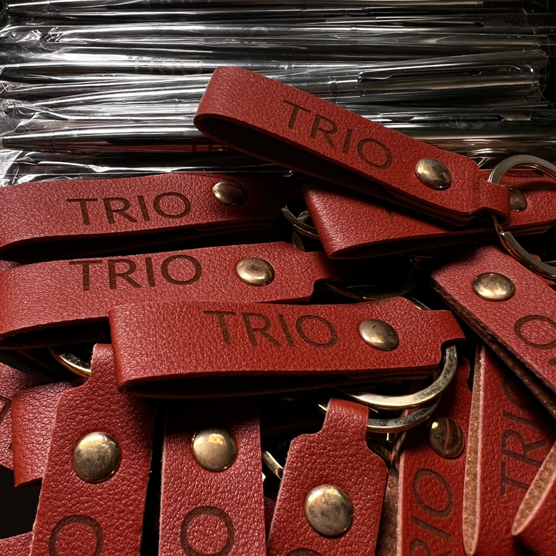 CUSTOM ACCESSORIES (Leather Keychains & Pens)
