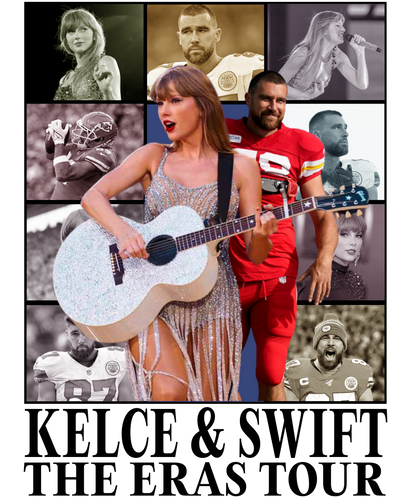 Kelce & Swift The Eras Tour Unisex Shirt