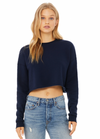 Bella canvas women’s cropped fleece crew