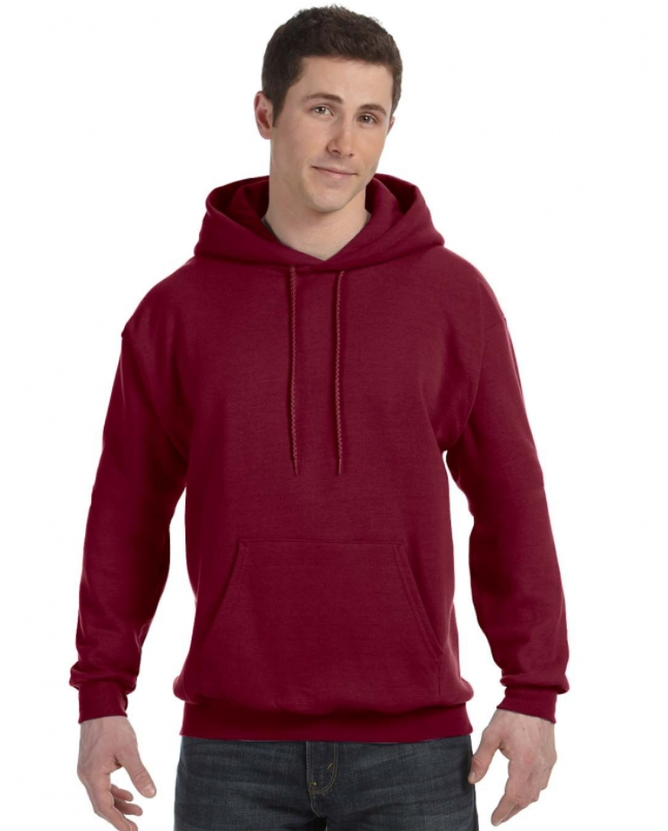 Hanes unisex 7.8oz ecosmart 50/50 pullover hooded sweatshirt