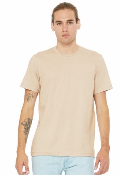 Men to unisex jersey t-shirt 3001C Bella shirt